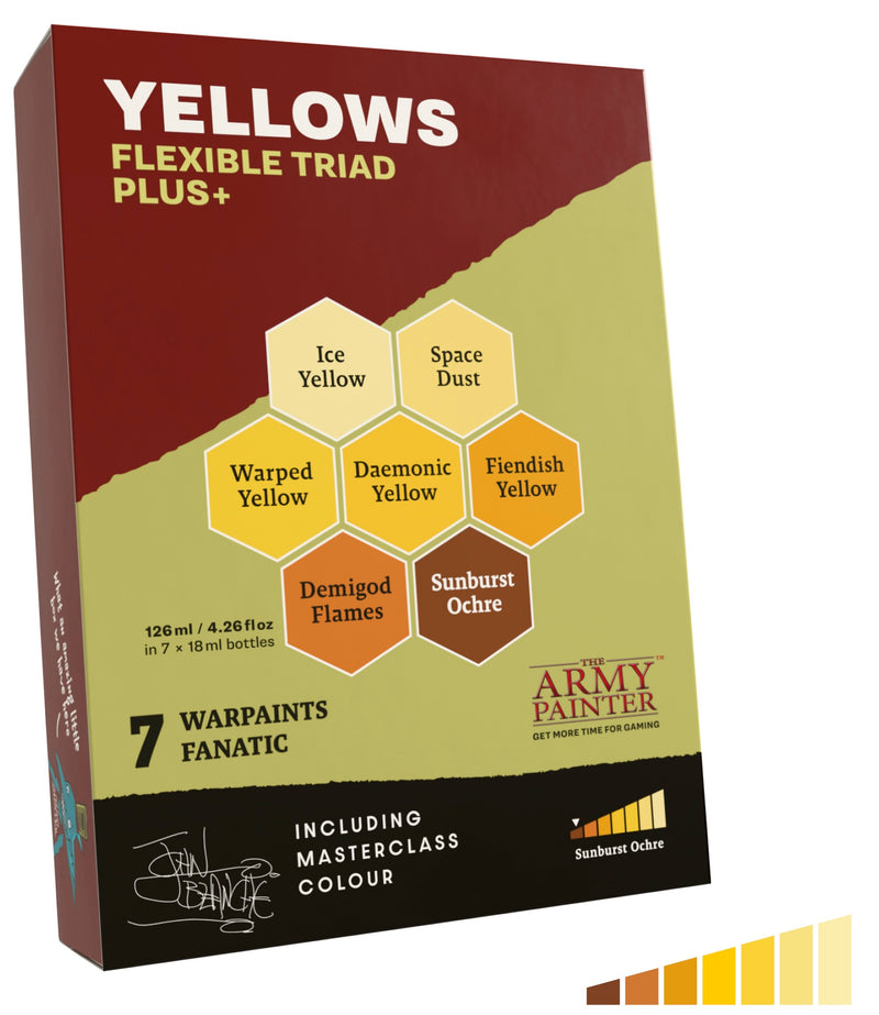 Army Painter - Warpaints: Fanatic Flexible Triad Plus+ Yellows