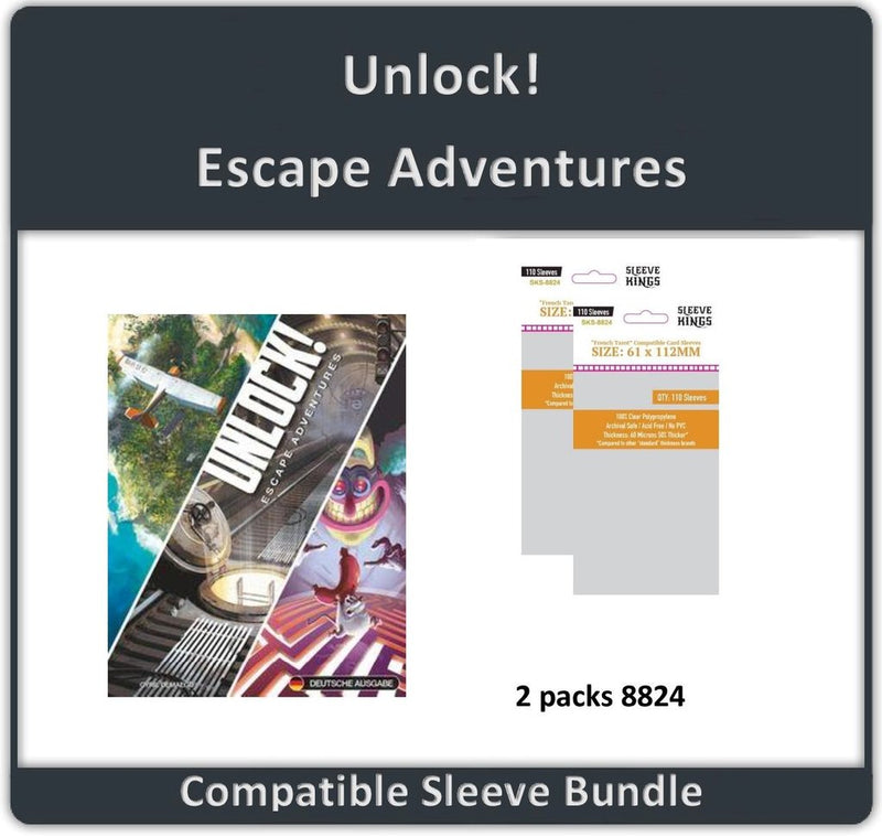 SK SLEEVE BUNDLE UNLOCK! ESCAPE ADVENTURES
