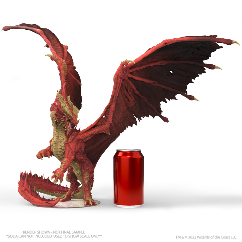 DND Icons Gargantuan Balagos Ancient Red Dragon