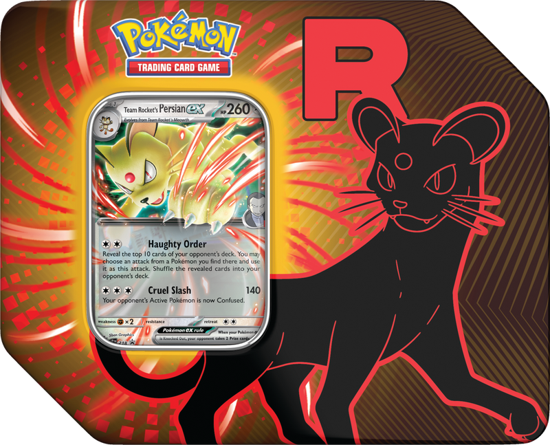 Pokemon Team Rocket Tin Persian (Anglais)