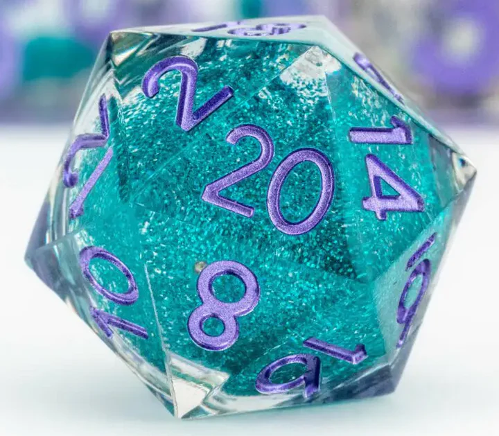 MDG Liquid Dice Individual d20 Disco Vibes