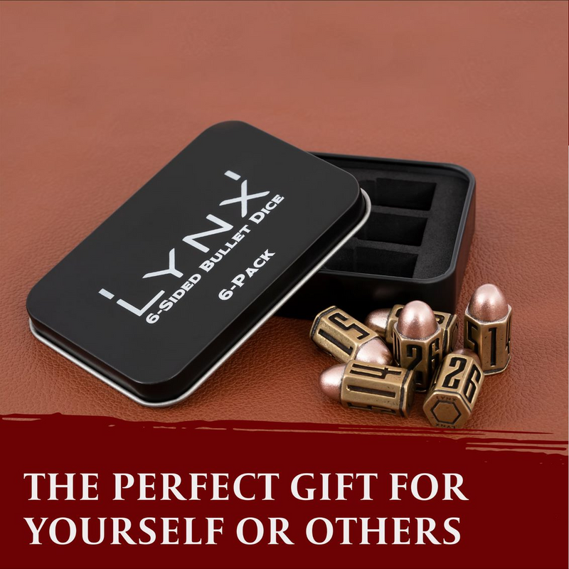 Jeu de dés à six balles en métal laiton