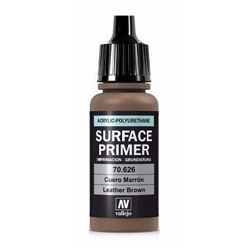 Vallejo Game Air Primer : Leather Brown (17ml)