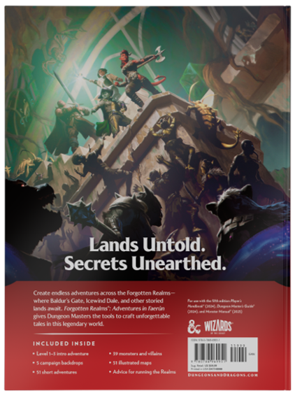 DND JDR Aventures à Faerûn (Anglais)