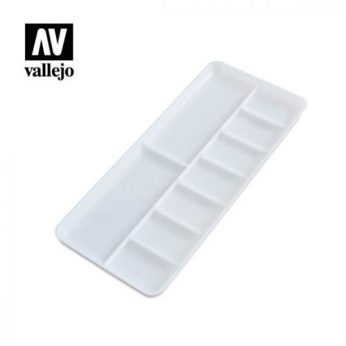 Vallejo: Palette rectangulaire  18 x 8.5cm
