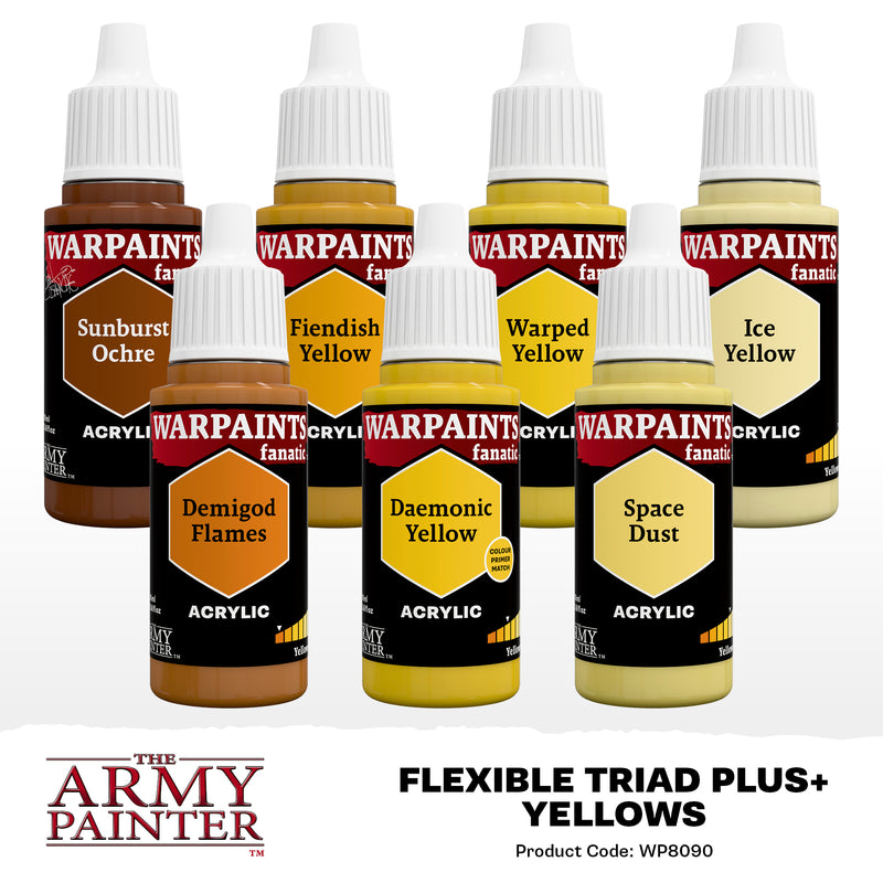 Army Painter - Warpaints: Fanatic Flexible Triad Plus+ Yellows