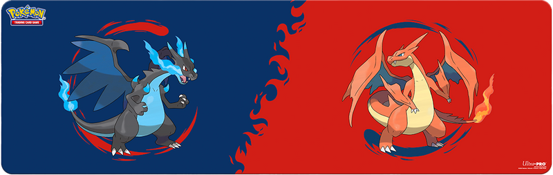 UP Playmat Pokemon Table 8ft Mega Charizard X & Mega Charizard Y