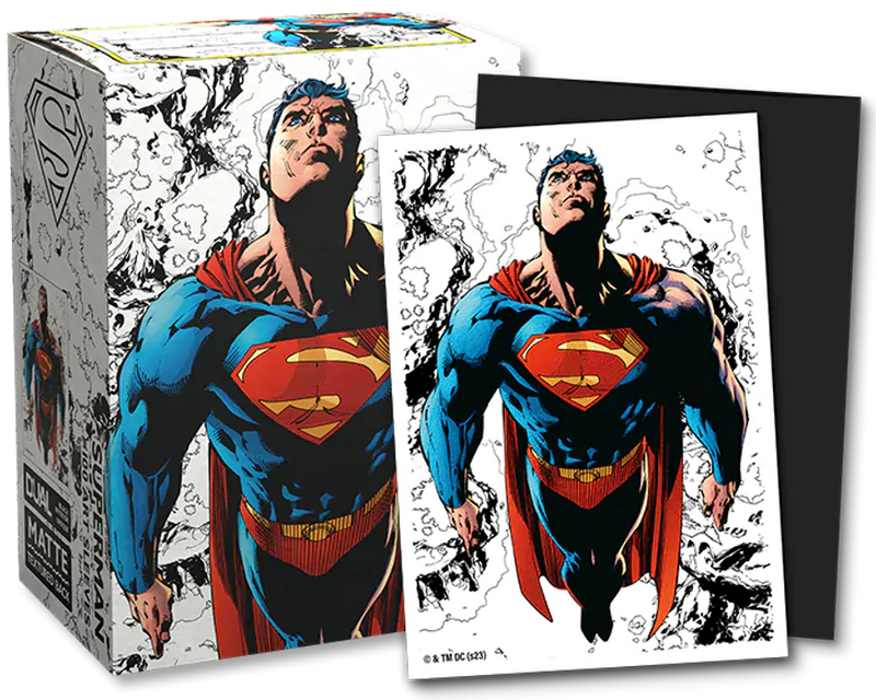 DRAGON SHIELD SLEEVES SUPERMAN CORE FULL COLOR 100CT