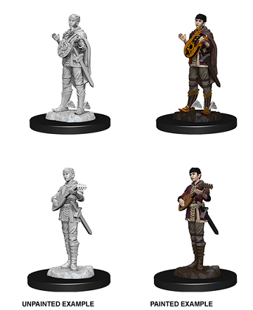 DND Unpainted Minis WV7 Female Half-Elf Bard