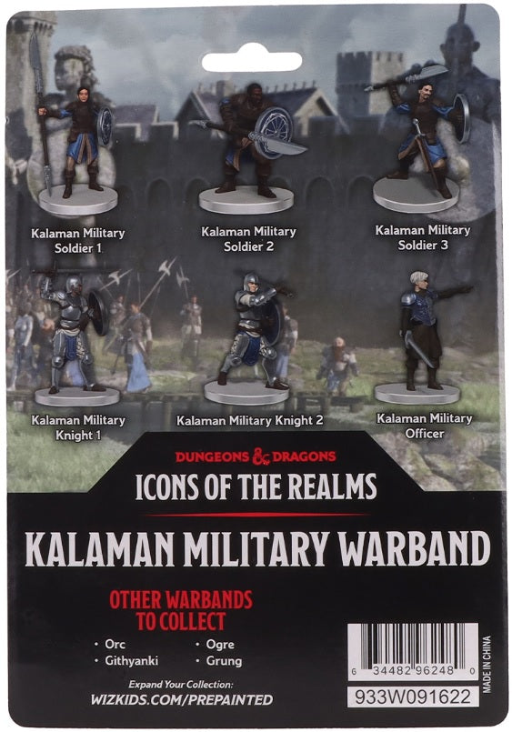 ICÔNES DND KALAMAN WARBAND MILITAIRE