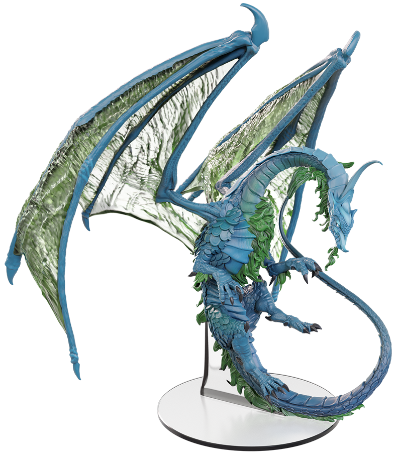 DND Icons: Adult Moonstone Dragon