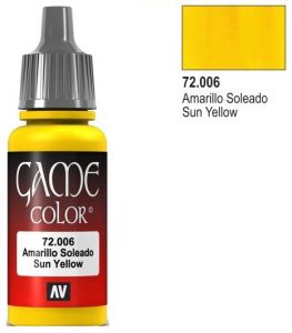 Vallejo Game Color : Sun Yellow (18ml)