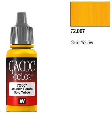 Vallejo Game Color : Gold Yellow (18ml)