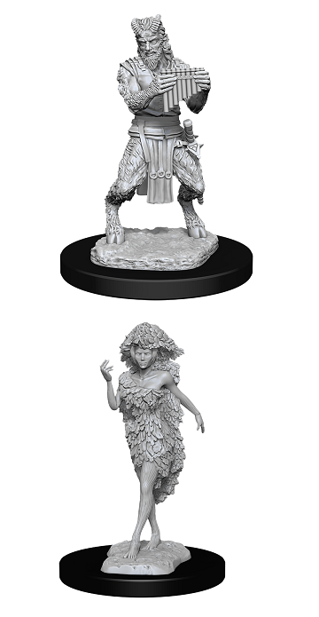 DND Unpainted Minis WV11 Satyre et Dryade