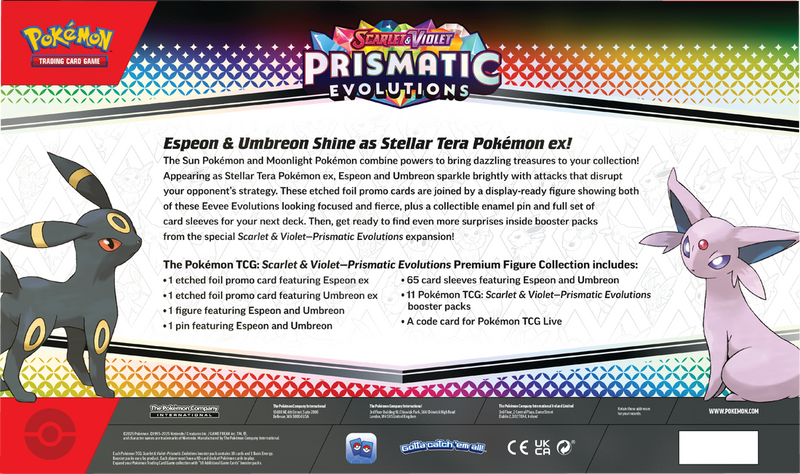 Pokemon SV8.5 Prismatic Evolutions Premium Figure Collection