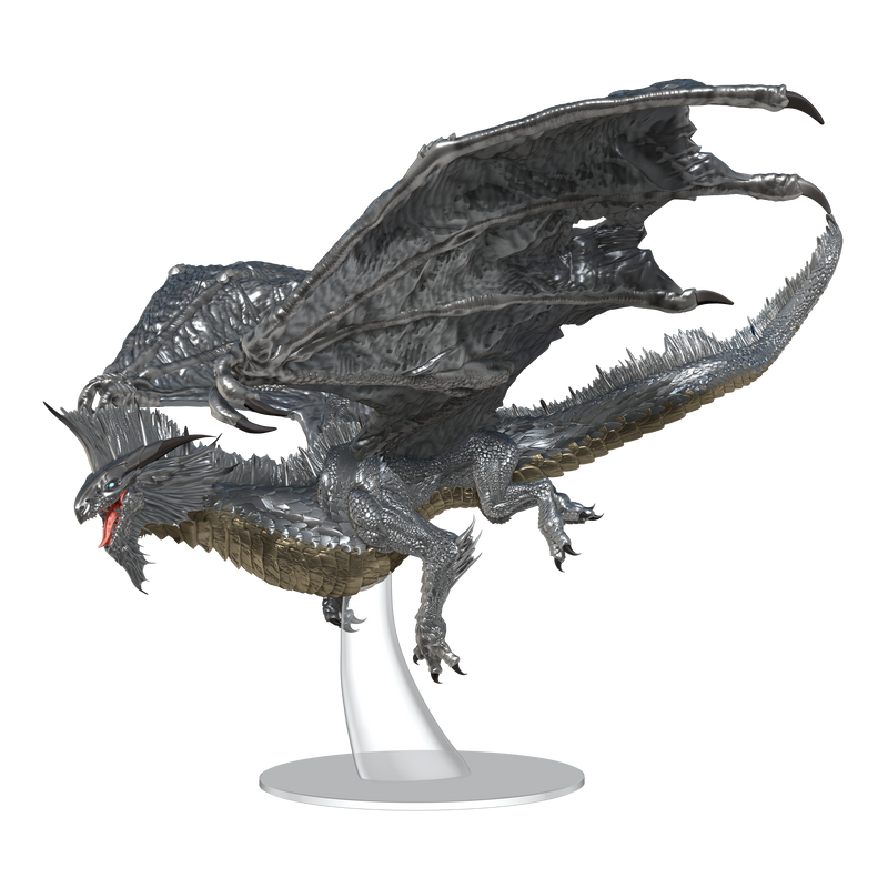 DND Icons: Adult Silver Dragon