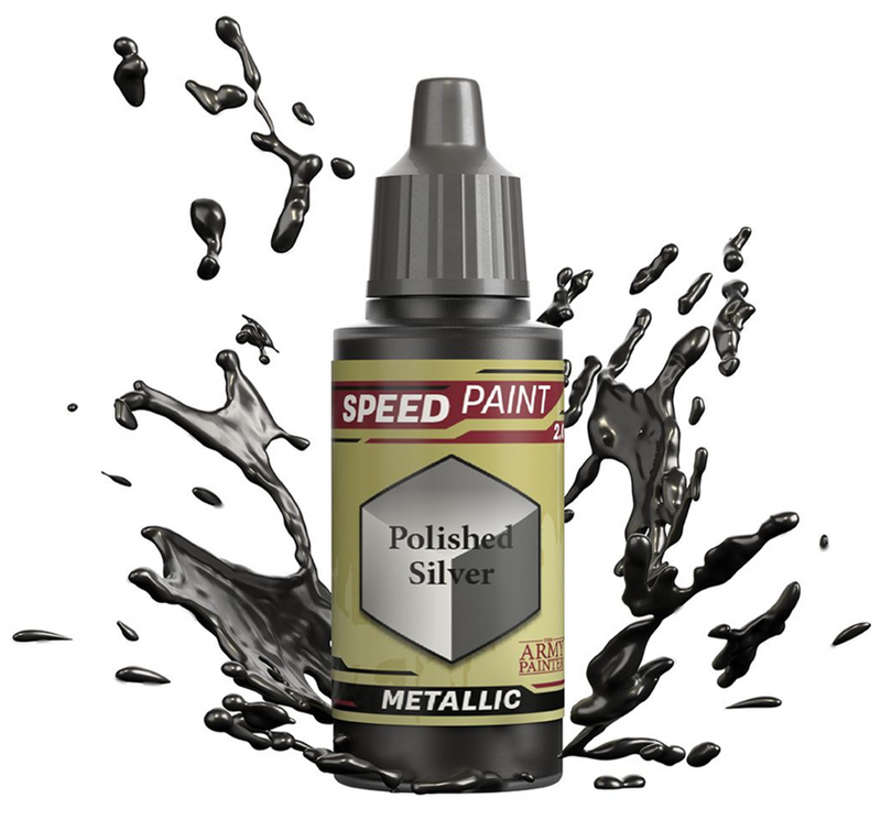 The Army Painter : Speedpaint Polished Silver 18ml