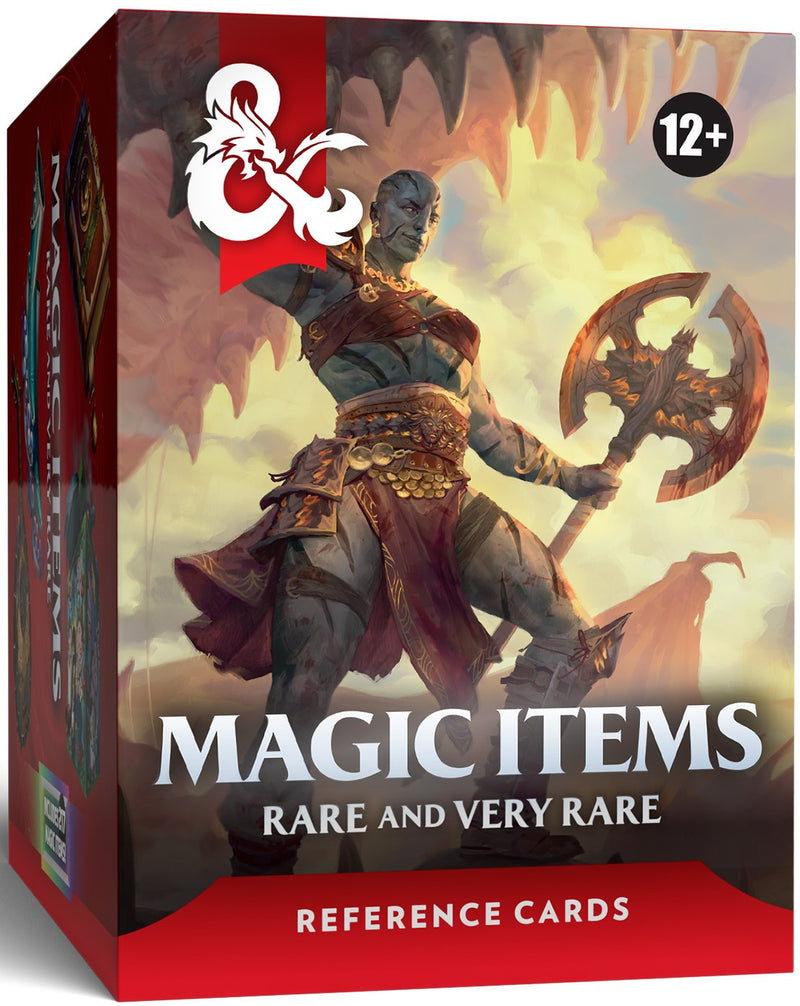 DND RPG Reference Cards Magic Items Rare and Very Rare (EN)