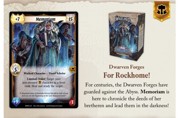 Warlord: Saga of the Storm CCG Into the Accordlands Starter Deck Set of 6