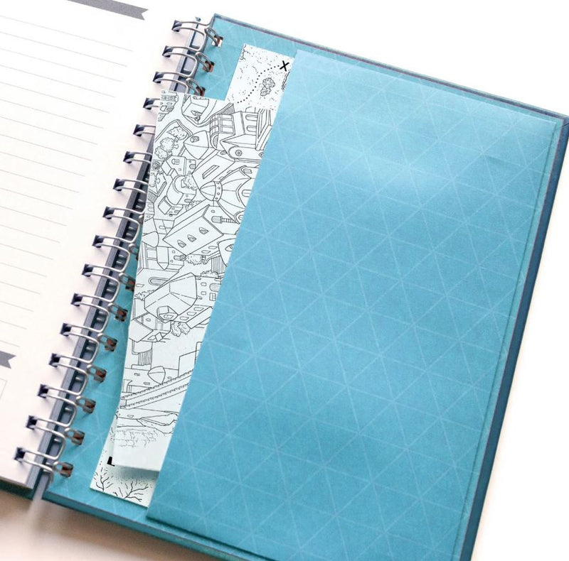 Roll & Play - DnD Character Quest Notebook Heroic Blue