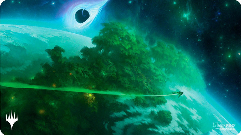 UP Playmat MTG Edge of Eternities Mythic Land Green