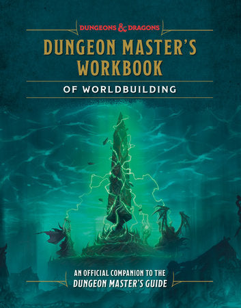 DND Dungeon Master's Workbook of Worldbuilding Hardcover (Anglais)