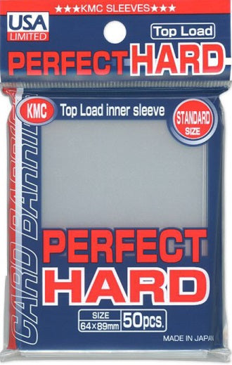 KMC Perfect Fit Hard Clear Sleeves 50ct (Preorder)