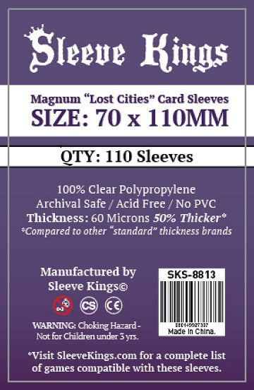 SK Magnum Sleeves 70mm x 110mm 110ct