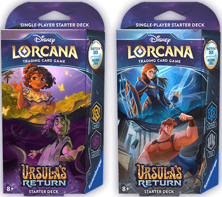 Disney Lorcana Le Retour D'Ursula Deck de Démarrage Ensemble de 2 (FRANCAIS)