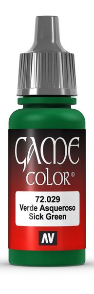 Vallejo Game Color : Sick Green (18ml)