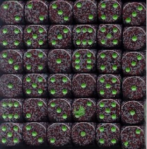 Chessex: Terre mouchetée 36D6 12 mm