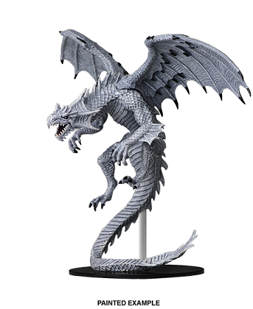 Pathfinder Unpainted Mini Gargantuan White Dragon