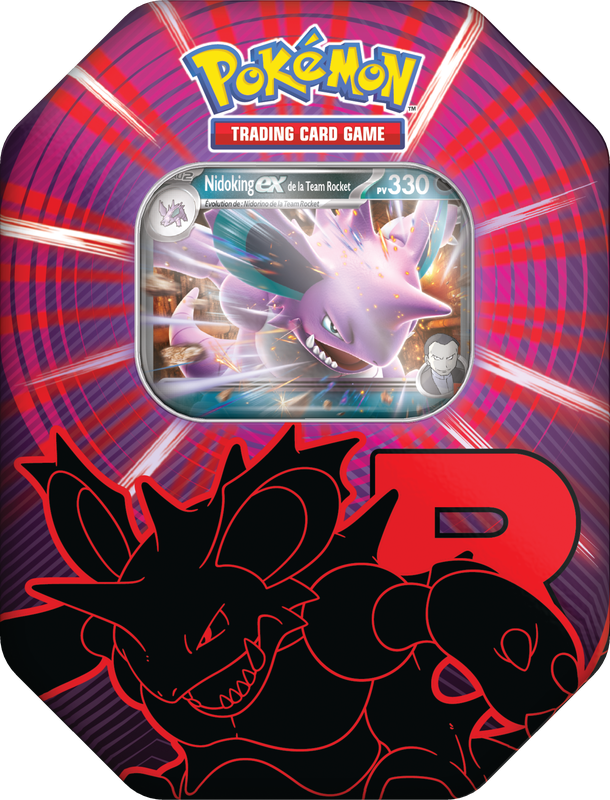 Pokemon Team Rocket Tin Nidoking (FR)