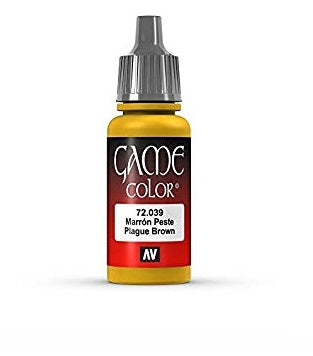 Vallejo Game Color : Color Plague Brown (18ml)