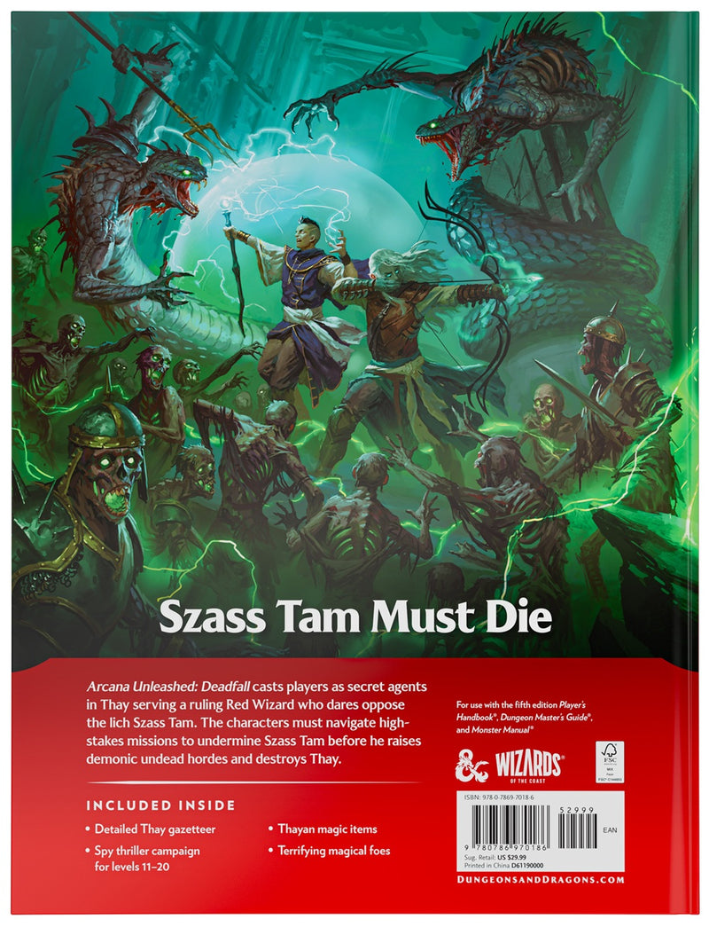 DND RPG : Arcane Déchainés Chute Mortelle (EN) (Précommande) (01/09/2026)
