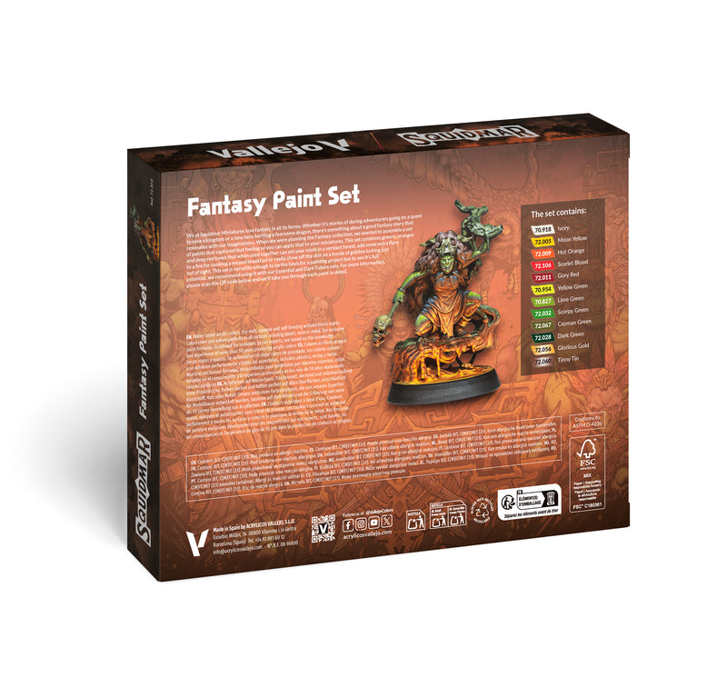 Vallejo: Fantasy Paint Set