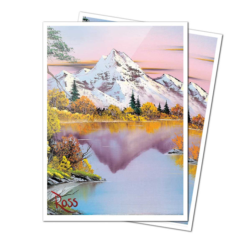 UP D-Pro Apex Bob Ross Mighty Mountain Lake Sleeves 105ct