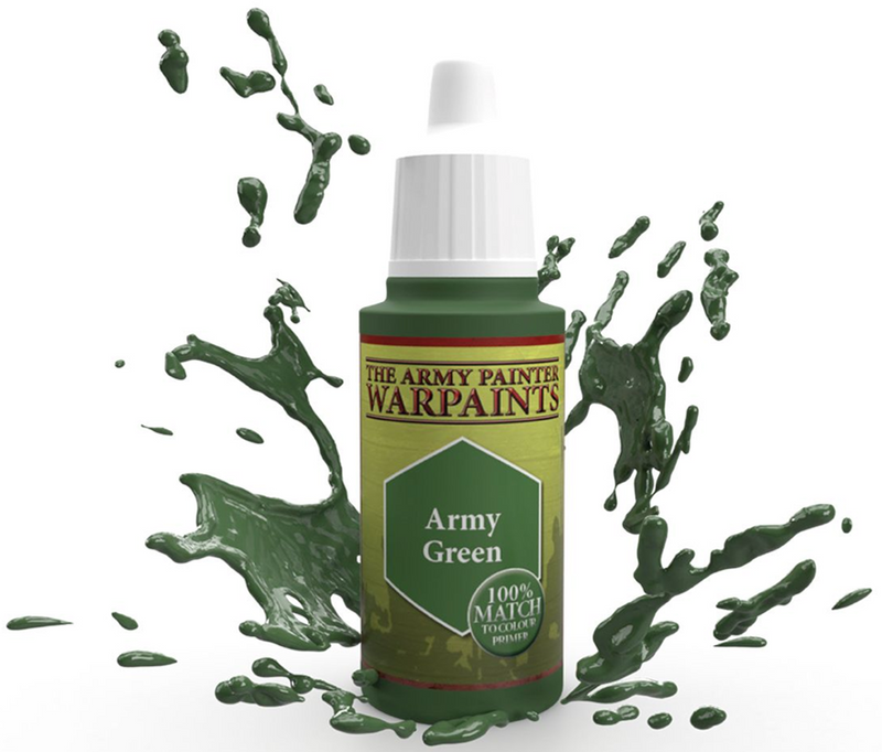 Army Painter - Warpaints : Vert armée (18 ml)