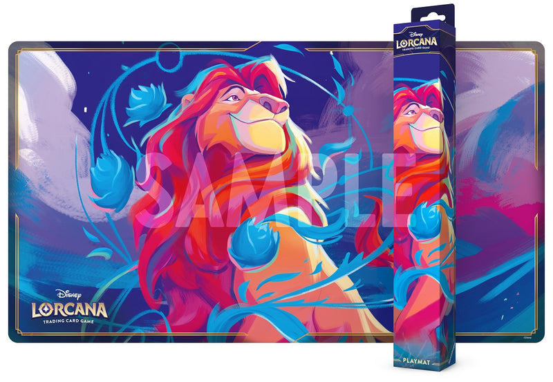 Disney Lorcana Set 9 Fabled Tapis de Jeu Mufasa