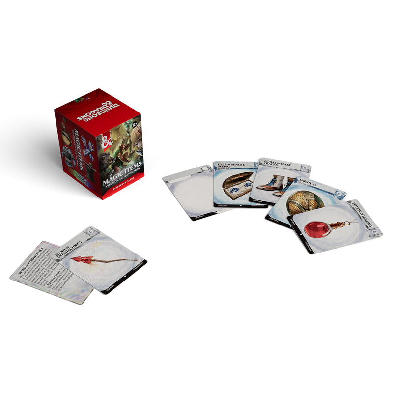 DND RPG Reference Cards Magic Items Common and Uncommon (EN)