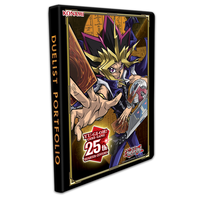 YGO YUGI/KAIBA QUARTER CENTURY 9PKT PORTFOLIO