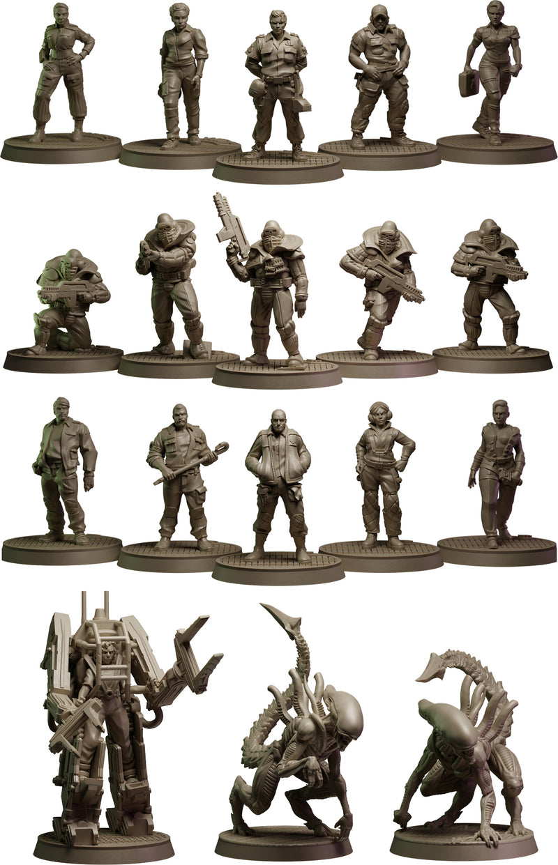 Alien RPG Miniatures Set Rapture Protocol