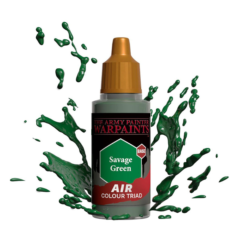 Army Painter - Warpaints Air: Acrylic Air Savage Green (18ml)
