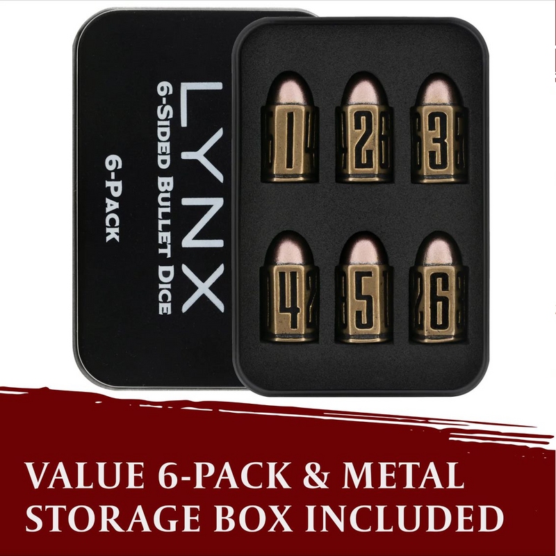 Jeu de dés à six balles en métal laiton