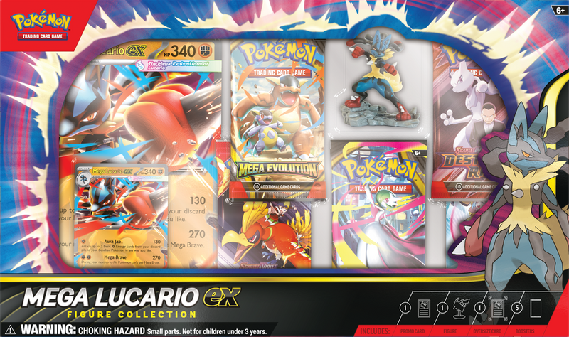Pokemon Mega Lucario EX Figure Collection (Anglais) 