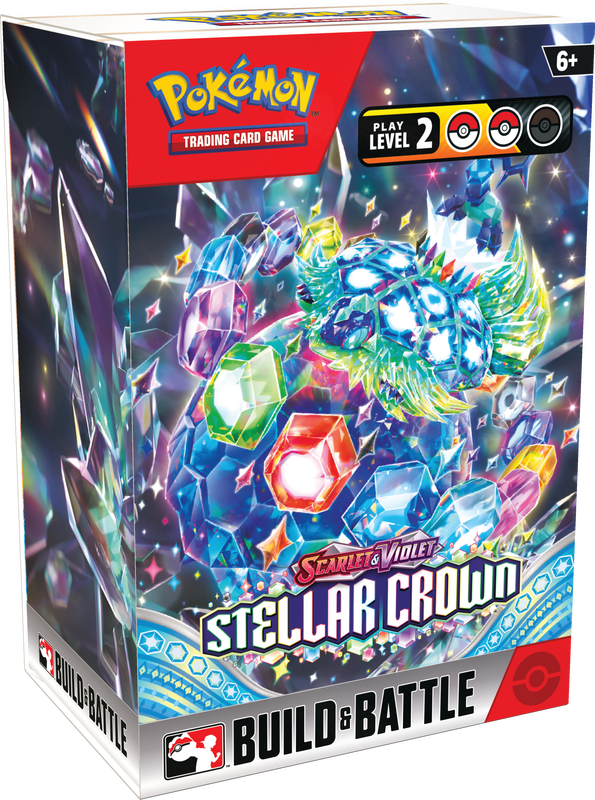 Pokemon SV7 Stellar Crown Build & Battle Box