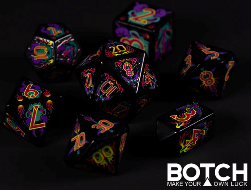 Botch Dice: 7-Die RPG Set - Infernal Might