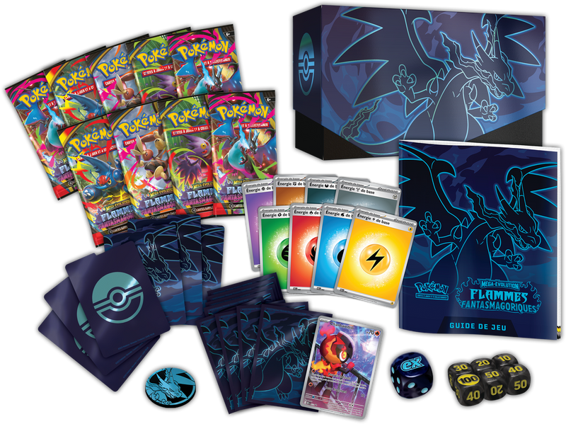 Pokemon ME02 Flammes Fantasmagoriques Coffret Dresseur D'Élite (French)