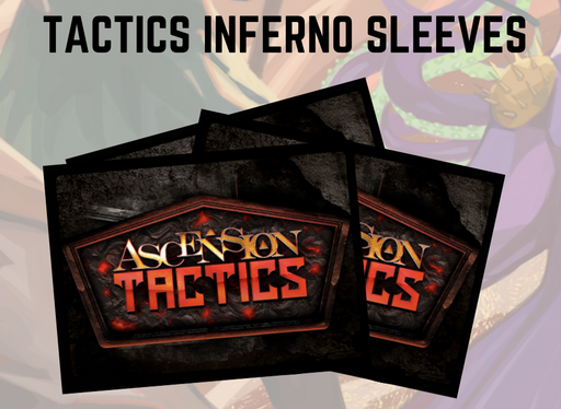 ascension card sleeves Ascension Tactics Inferno Card Sleeves 350ct — Le Coin du Jeu CA