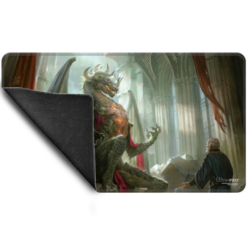 UP Playmat MTG Commander Series Three Color Shard Korvold Stitched